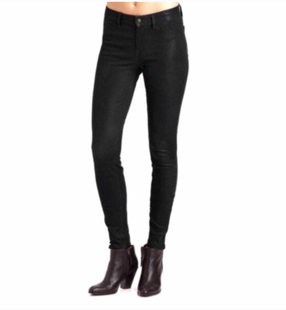 New J Brand Black Pearl 901 Leggings Jeans Size 29
